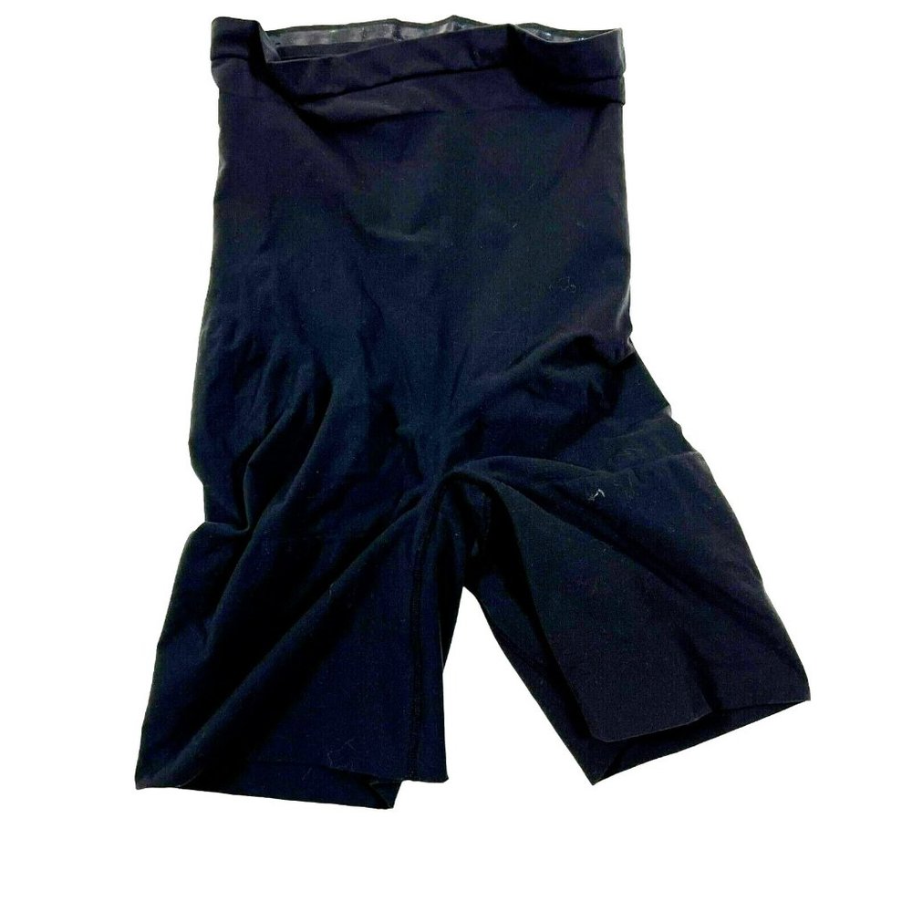 Spanx Thigh Shape-wear High Waist Seamless Stretch Lightweight Black 3XL
